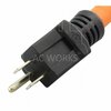 Ac Works 1FT STW 10/3 NEMA 5-15P 15A Household Plug to NEMA L5-30R 30A Adapter S515L530-012